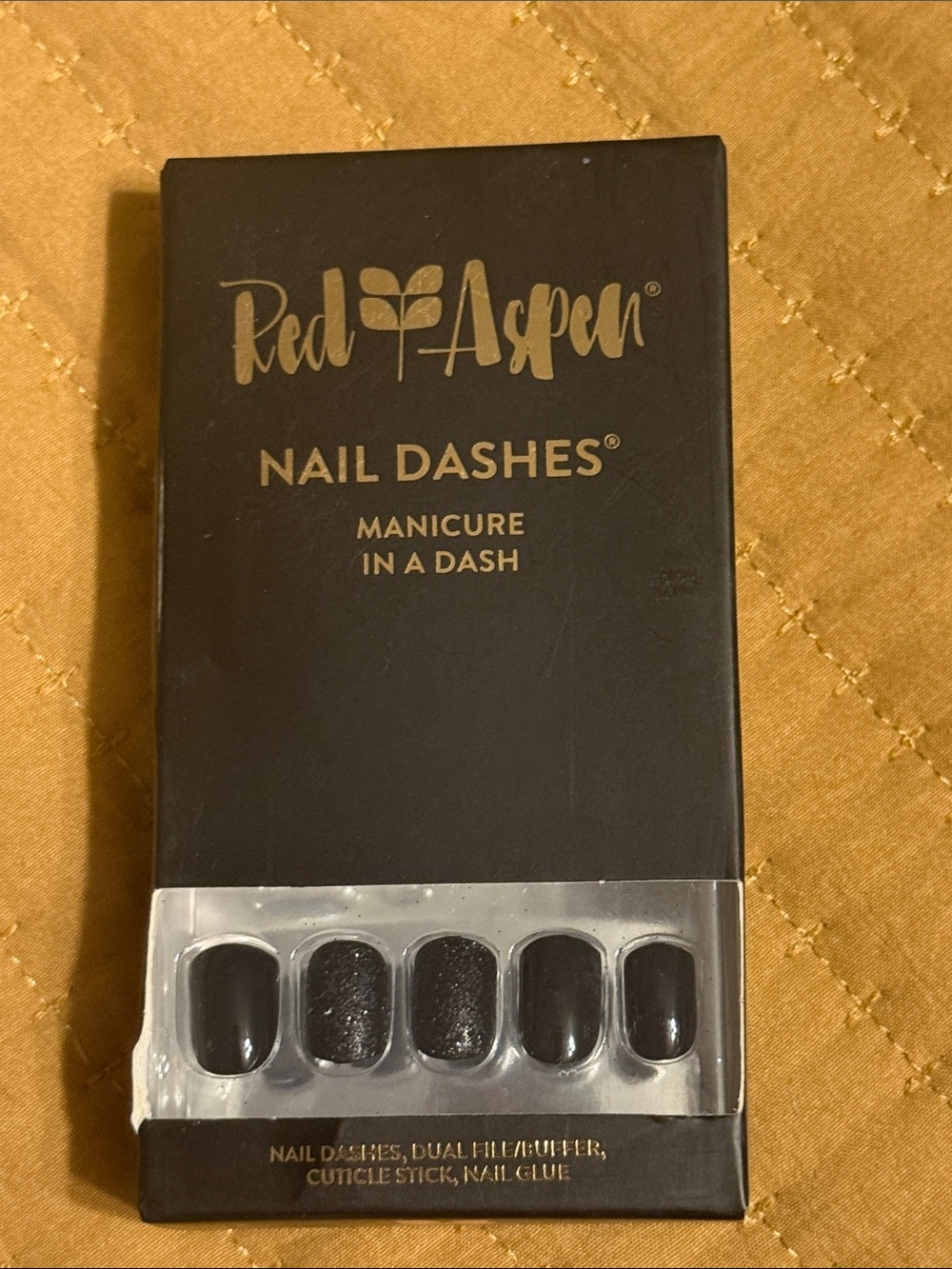 Red Aspen Nail Dashes - Press-On Manicure